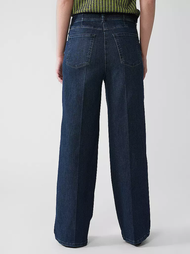 RAPHAELA BY BRAX | Jeans de pierna ancha LAURA | Azul oscuro
