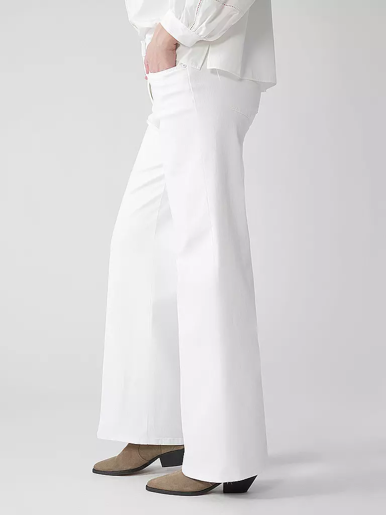 RAPHAELA BY BRAX | Jeans Wide Leg  LAURA | Blanco