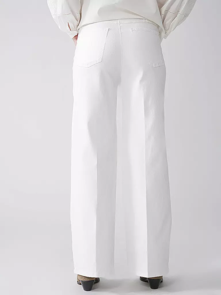 RAPHAELA BY BRAX | Jeans Wide Leg  LAURA | Blanco