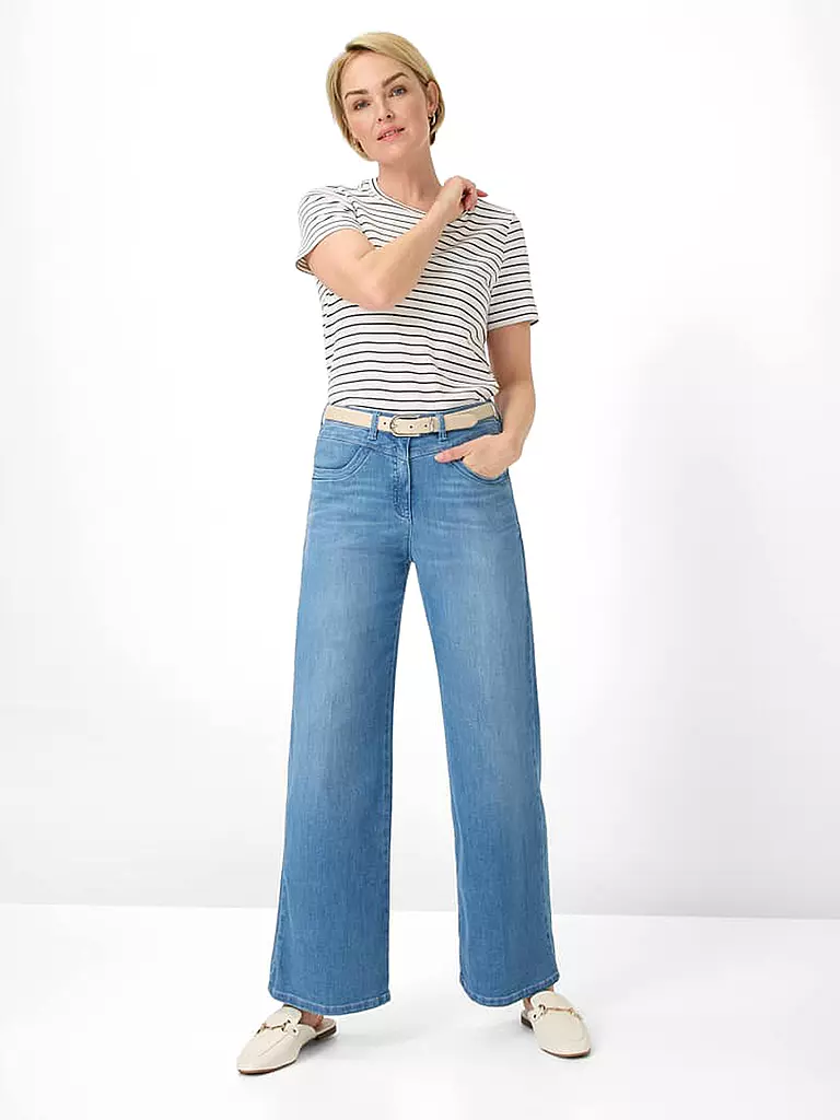 RAPHAELA BY BRAX | Jeans Wide Leg LAURA | Azul claro