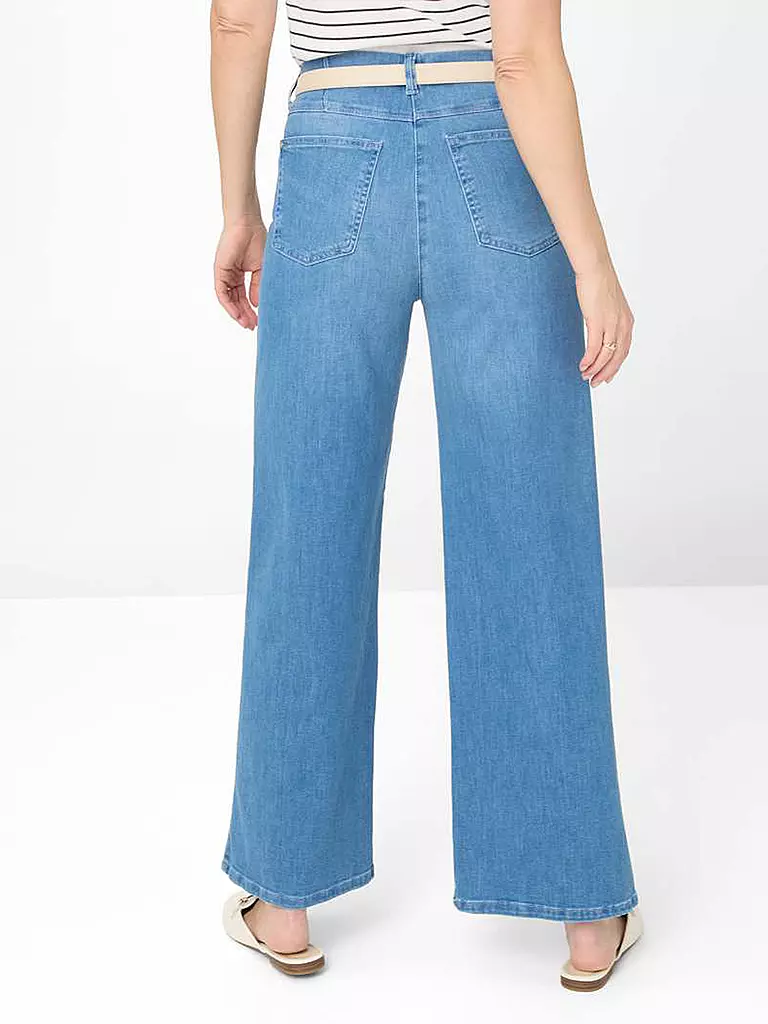 RAPHAELA BY BRAX | Jeans Wide Leg LAURA | Azul claro