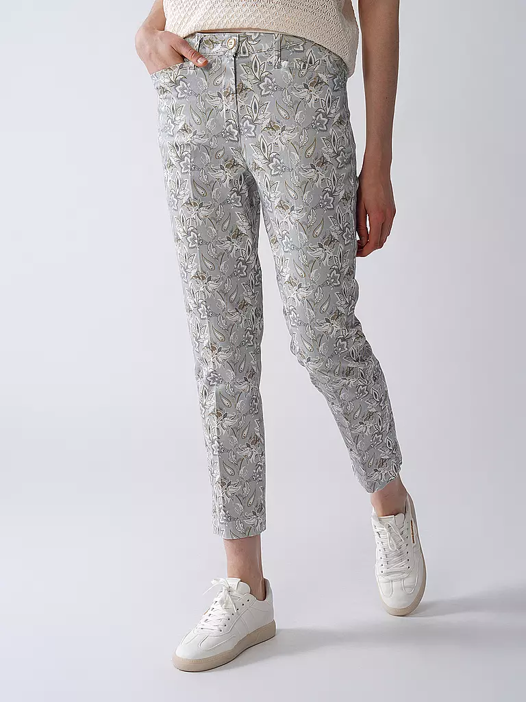 RAPHAELA BY BRAX | Pantalón 6/8 LORELLA | Gris claro