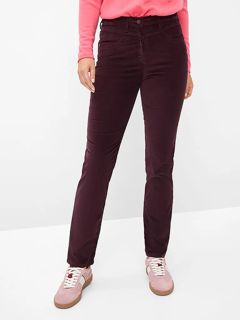 RAPHAELA BY BRAX | Pantalón de vestir LAURA NEW | Rojo oscuro