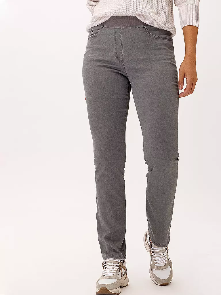 RAPHAELA BY BRAX | Pantalón Slim Fit PAMINA | Gris