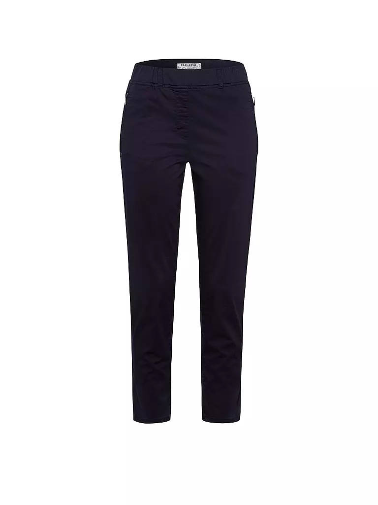 RAPHAELA BY BRAX | Pantalón Super Slim Fit 6/8 LAVINA ZIP | Azul oscuro