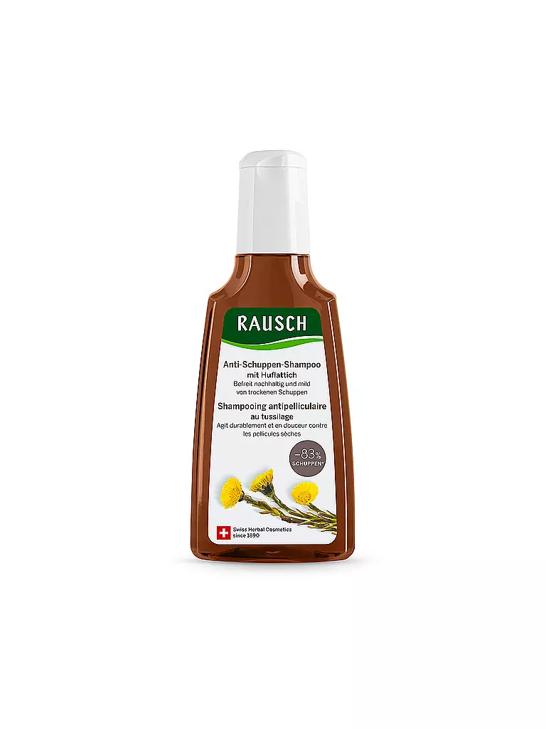 RAUSCH | Champú anticaspa con tusílago 200 ml | Sin color