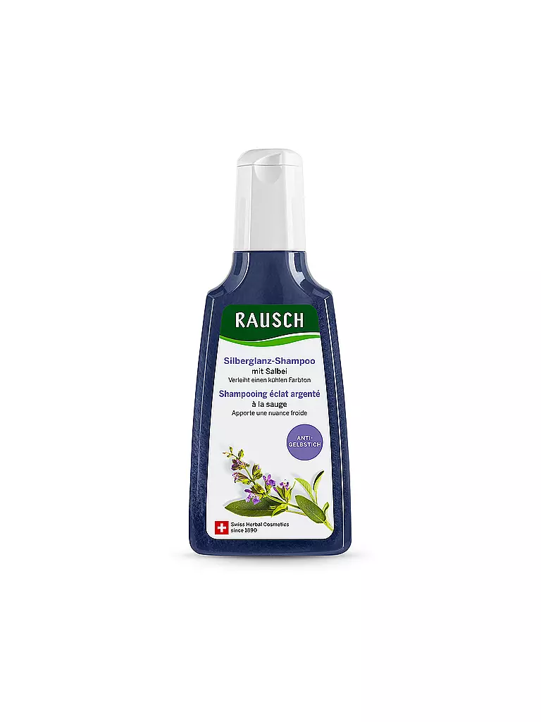 RAUSCH | Champú brillo plateado con salvia 200ml | Sin color