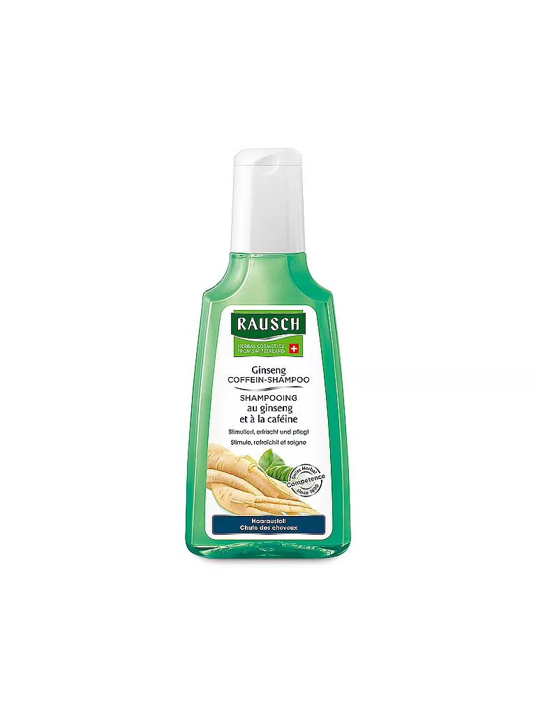 RAUSCH | Champú de cafeína con ginseng 200 ml | Sin color