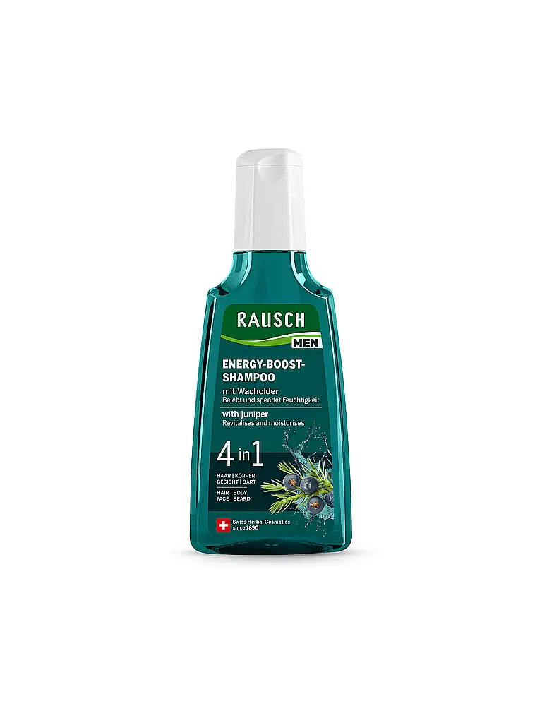 RAUSCH | Champú Energy-Boost con enebro 200ml | Sin color