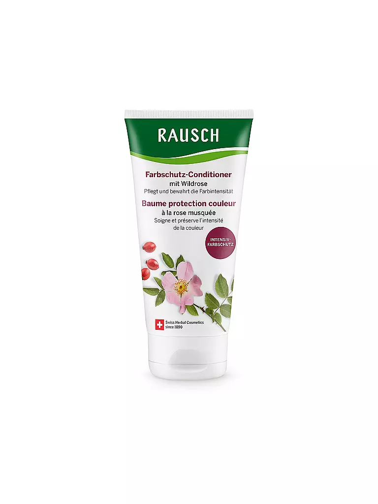 RAUSCH | Cuidado del cabello - Acondicionador protector del color con rosa silvestre 150ml | Sin color