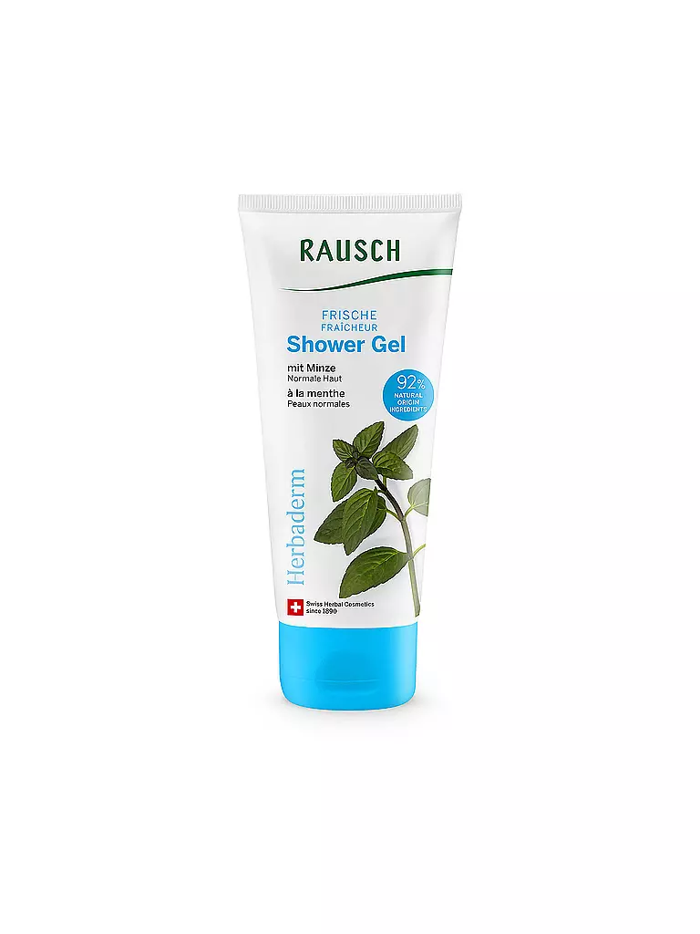 RAUSCH | Gel de ducha fresco con menta 200ml | Sin color