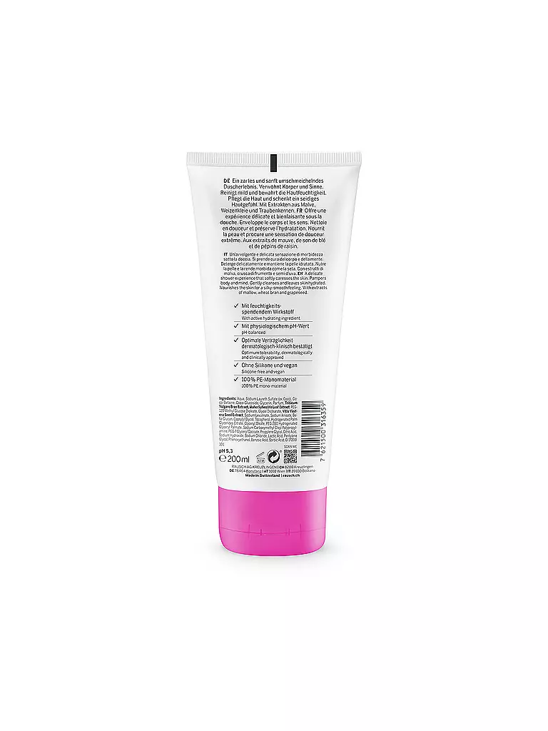 RAUSCH | Gel de ducha hidratante con malva 200 ml | Sin color