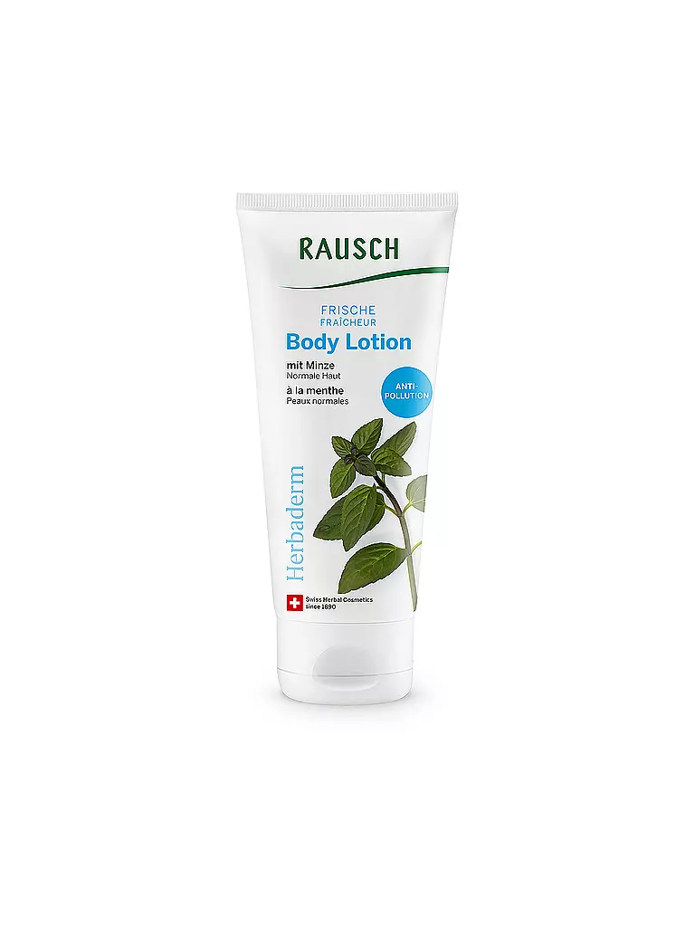 RAUSCH | Loción corporal fresca con menta 200ml | Sin color