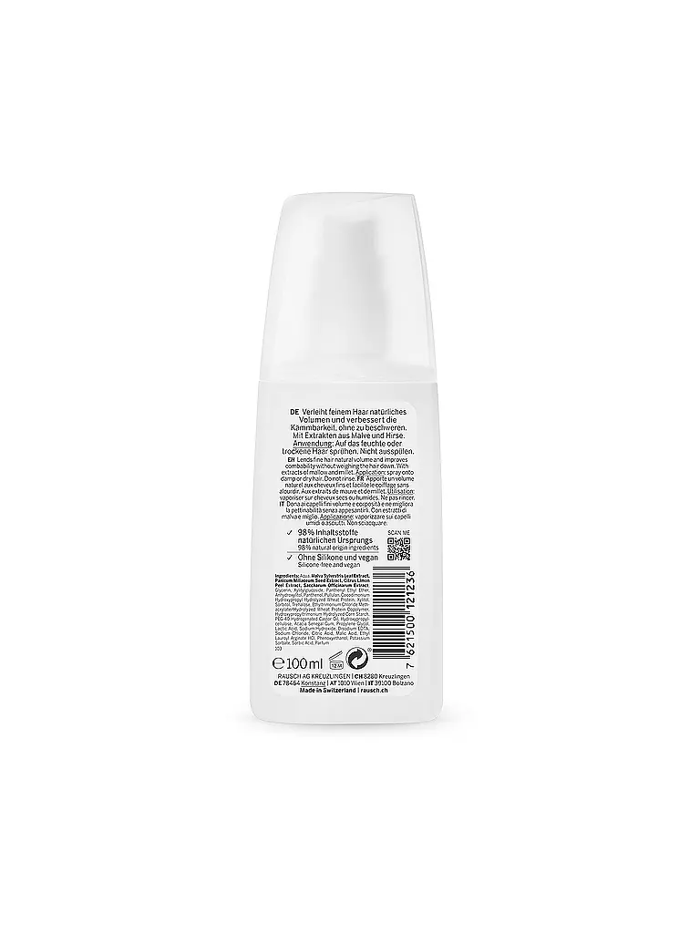 RAUSCH | Spray de volumen con malva 100ml | Sin color