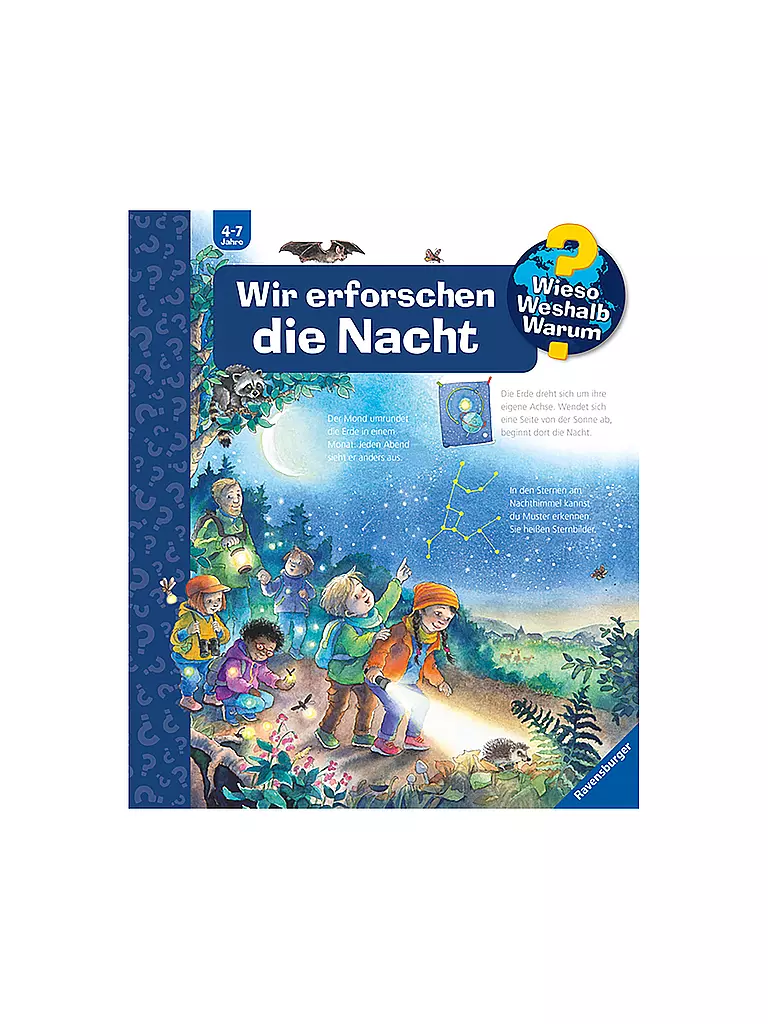 RAVENSBURGER | Buch - Wieso Weshalb Warum - Wir erforschen die Nacht | Sin color