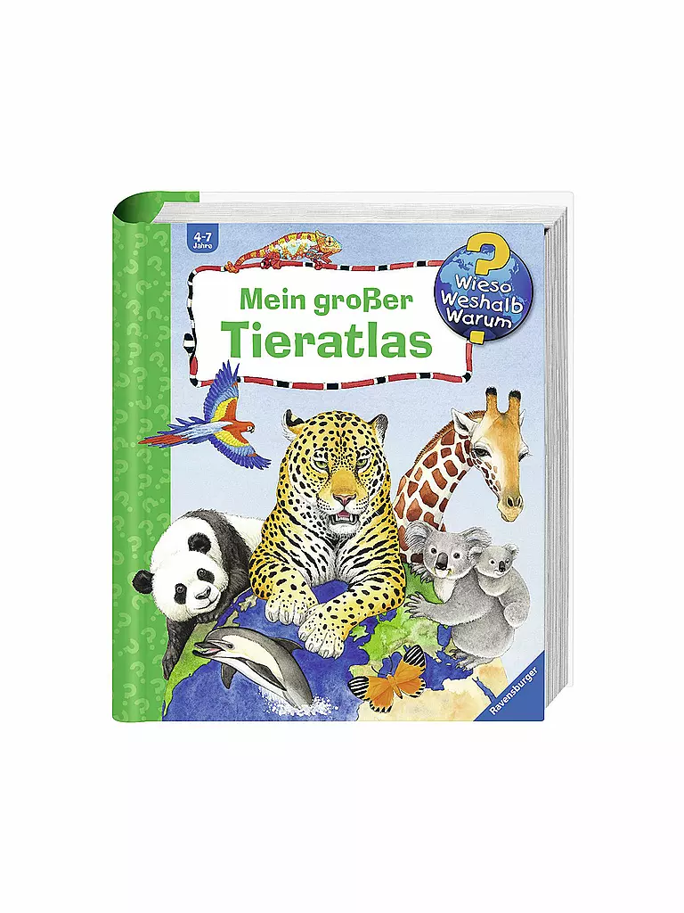 RAVENSBURGER | Libro - Mi gran atlas de animales (encuadernación en espiral) | Sin color