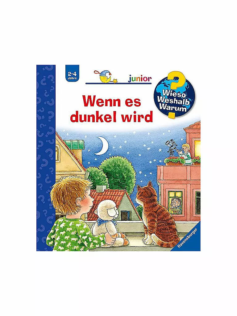 RAVENSBURGER | Libro - Wieso Weshalb Warum - Cuando oscurece Volumen 28 | Sin color