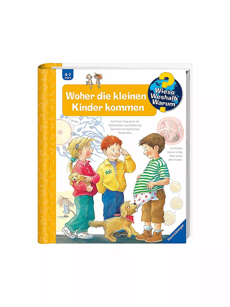 RAVENSBURGER | Libro - Wieso Weshalb Warum - De dónde vienen los niños pequeños | Sin color