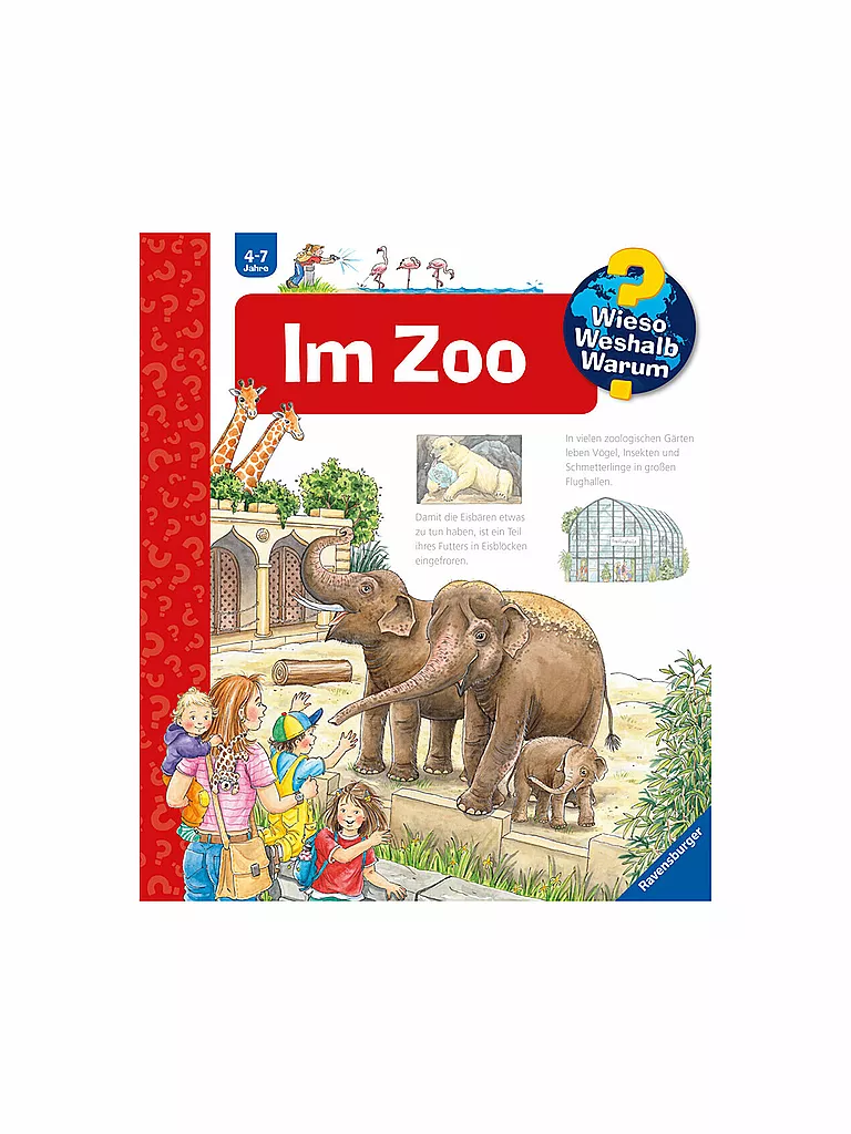 RAVENSBURGER | Libro - Wieso Weshalb Warum - En el zoológico, volumen 45 | Sin color