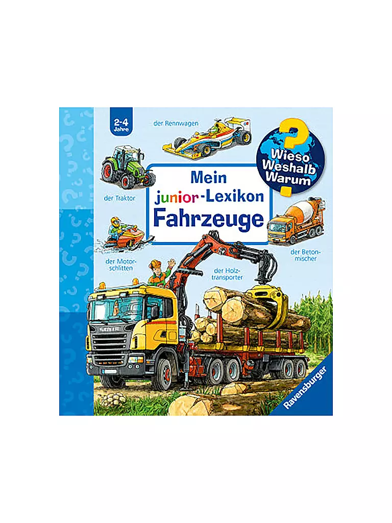 RAVENSBURGER | Libro - Wieso Weshalb Warum - Mi Junior - Léxico: Vehículos | Sin color