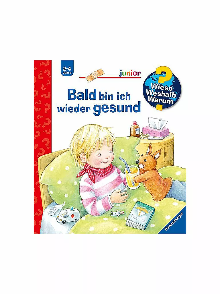 RAVENSBURGER | Libro - Wieso Weshalb Warum - Pronto estaré bien de nuevo, Volumen 45 | Sin color