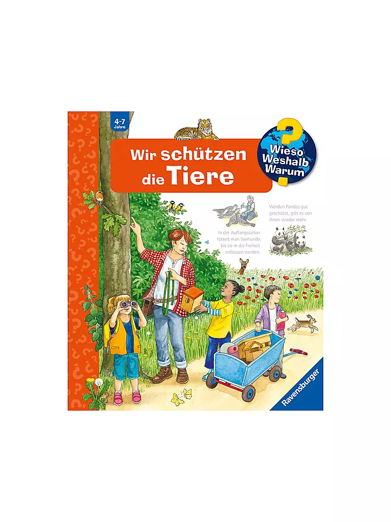 RAVENSBURGER | Libro - Wieso Weshalb Warum - Protegemos a los animales | Sin color