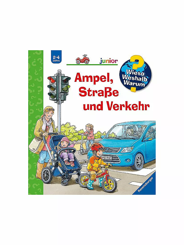 RAVENSBURGER | Libro - Wieso Weshalb Warum - Semáforo, calle y tráfico, volumen 48 | Sin color
