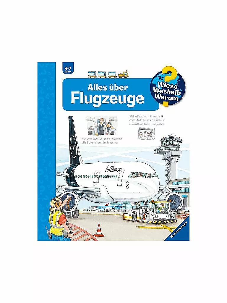 RAVENSBURGER | Libro - Wieso Weshalb Warum - Todo sobre aviones, volumen 20 | Sin color
