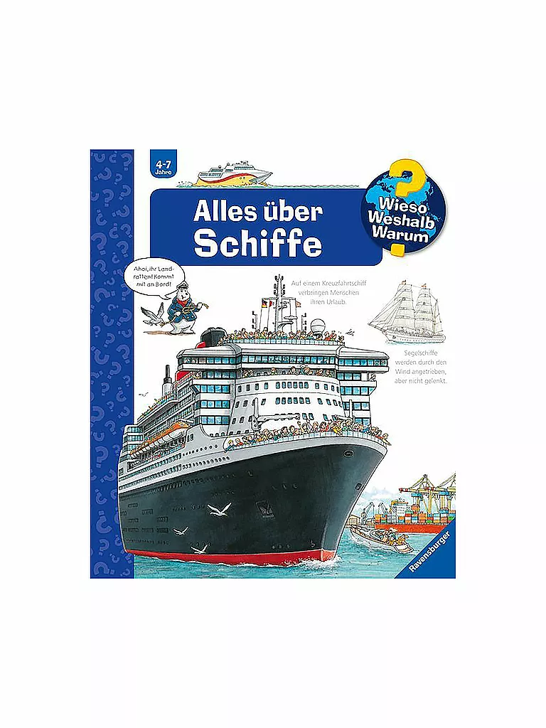 RAVENSBURGER | Libro - Wieso Weshalb Warum - Todo sobre barcos, volumen 56 | Sin color