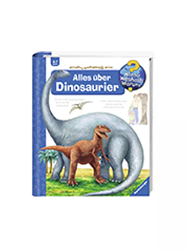 RAVENSBURGER | Libro - Wieso Weshalb Warum - Todo sobre dinosaurios, volumen 12 | Sin color