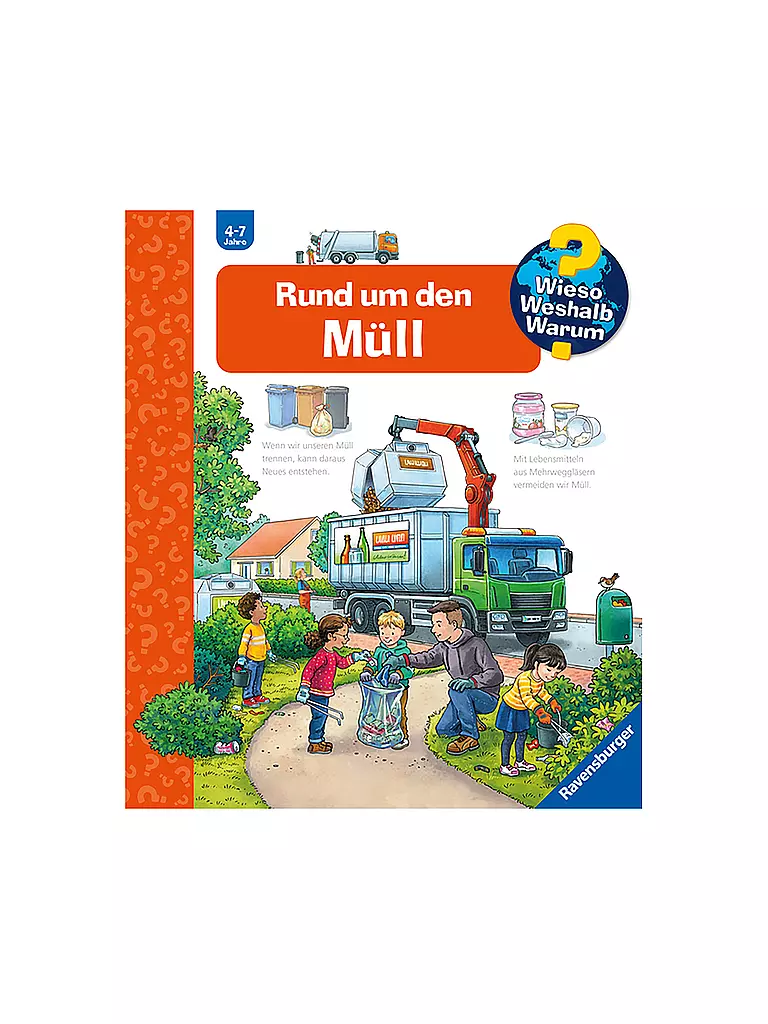 RAVENSBURGER | Libro - Wieso Weshalb Warum - Todo sobre la basura | Sin color