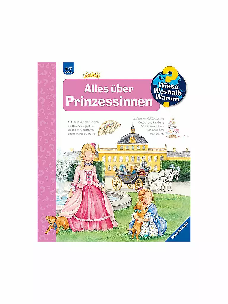 RAVENSBURGER | Libro - Wieso Weshalb Warum - Todo sobre princesas, volumen 15 | Sin color