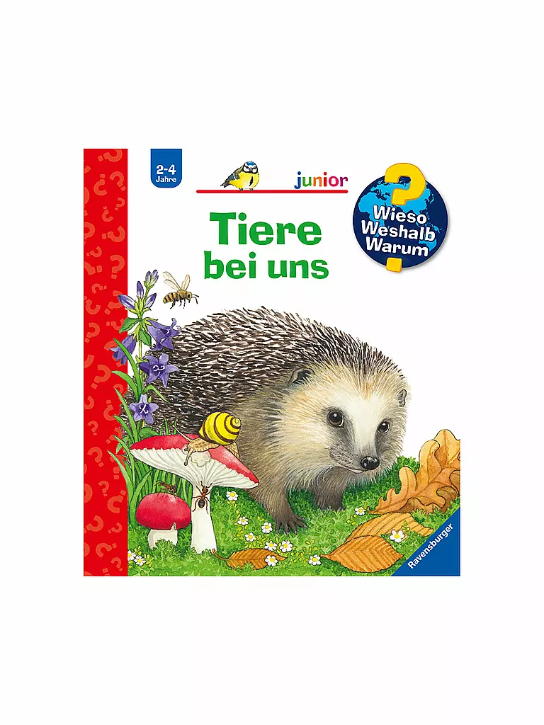 RAVENSBURGER | Libro - Wieso Weshalb Warum junior: Animales cerca de nosotros Volumen 33 | Sin color