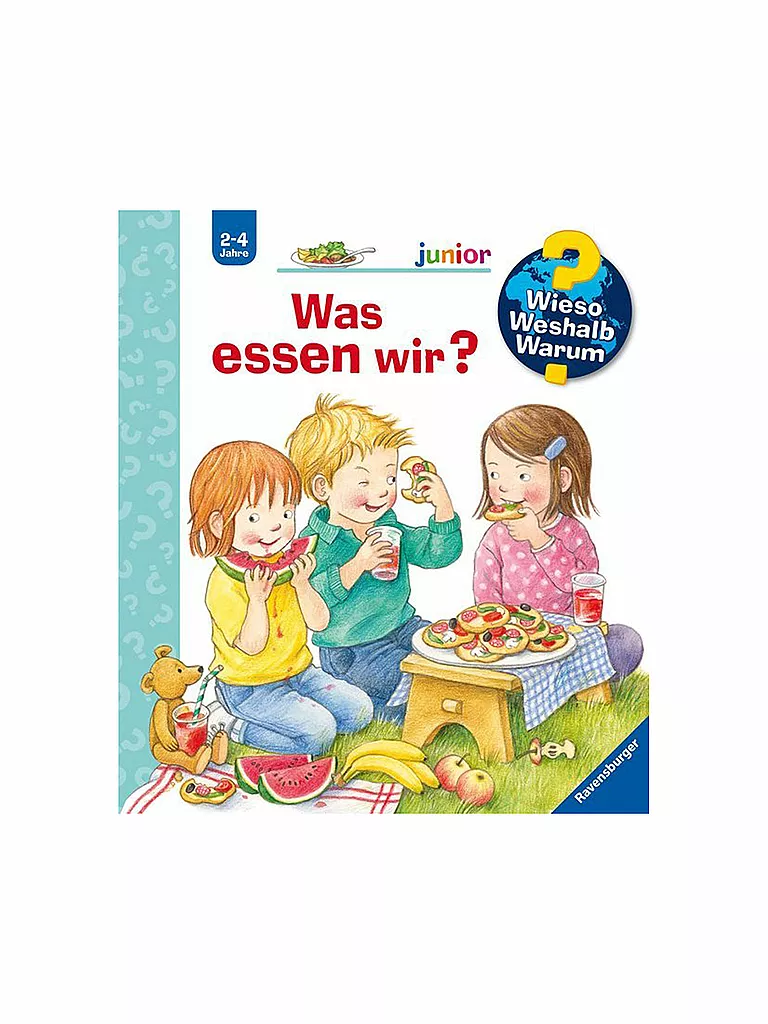 RAVENSBURGER | Libro - Wieso Weshalb Warum junior - ¿Qué comemos? Volumen 53 | Sin color