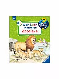 RAVENSBURGER | Libro - Wieso Weshalb Warum Junior - Animales del zoológico con efectos de sonido | Sin color
