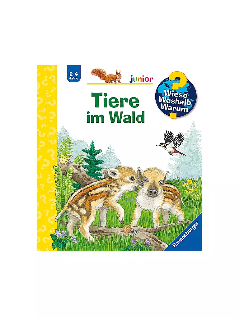 RAVENSBURGER | Libro - Wieso Weshalb Warum Junior - Animales en el bosque, Patrizia Mennen | Sin color