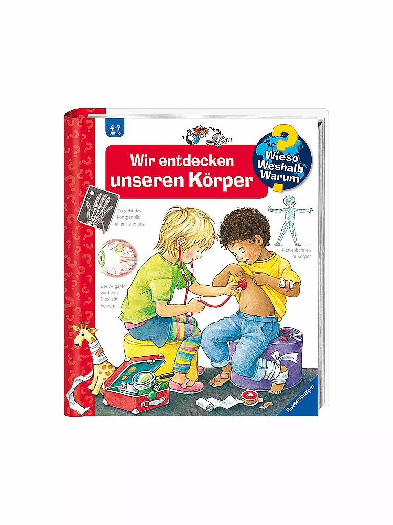 RAVENSBURGER | Libro - Wieso Weshalb Warum Junior - Descubrimos nuestro cuerpo | Sin color