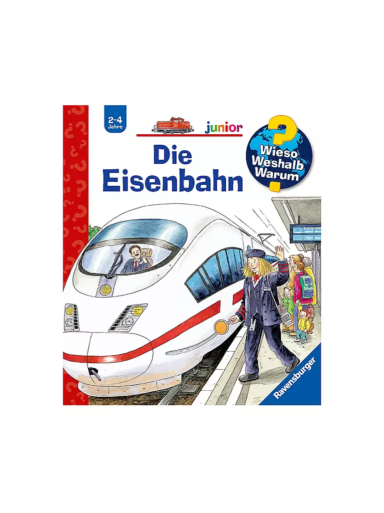 RAVENSBURGER | Libro - Wieso Weshalb Warum Junior - El ferrocarril, volumen 9 | Sin color