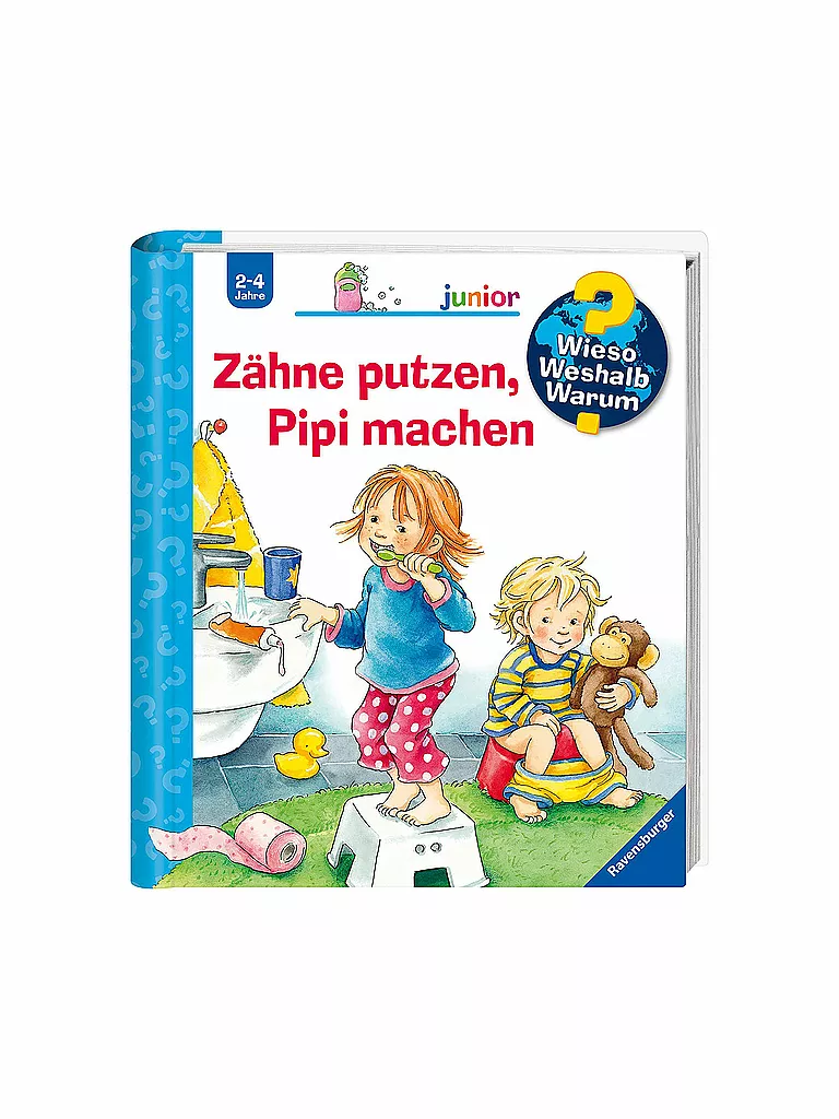 RAVENSBURGER | Libro - Wieso Weshalb Warum Junior - Lavarse los dientes, hacer pipí | Sin color