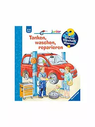 RAVENSBURGER | Libro - Wieso Weshalb Warum Junior - Llenar el tanque, lavar, reparar | Sin color