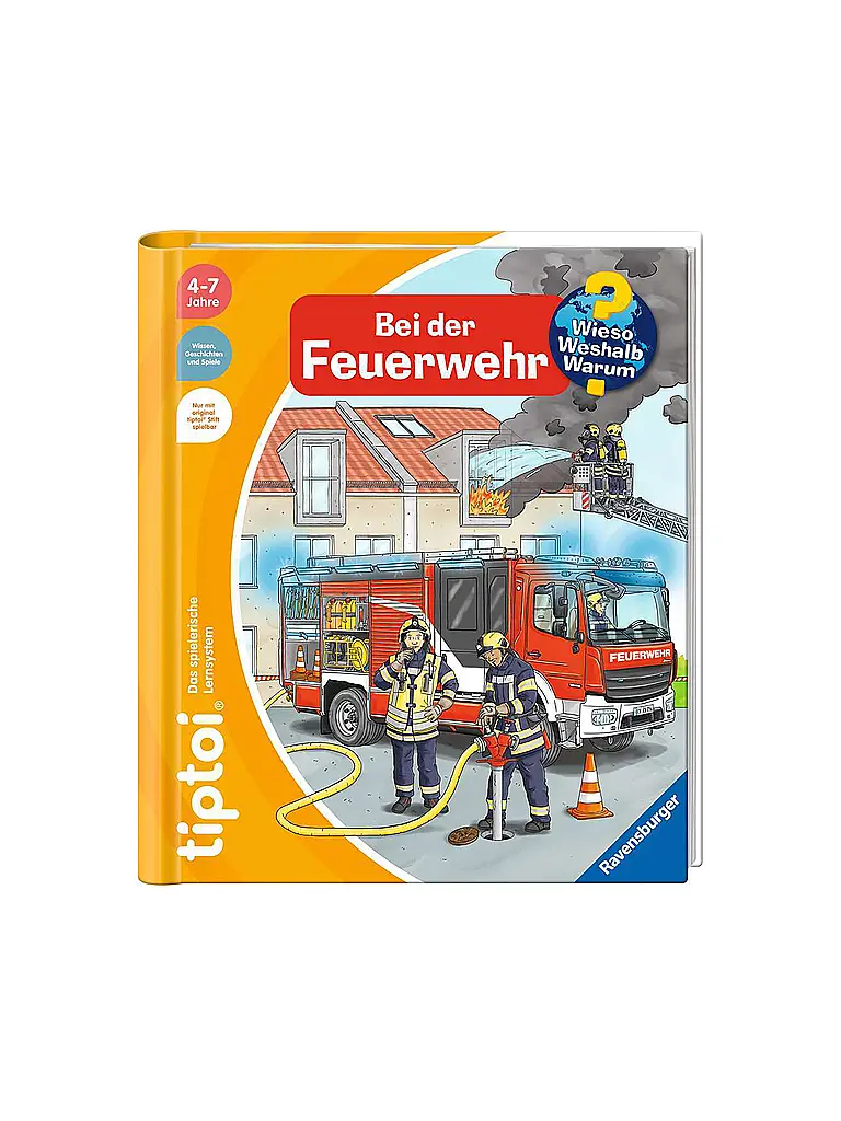 RAVENSBURGER | TIPTOI ¿Por qué, por qué, por qué? - En el cuerpo de bomberos | Multicolor