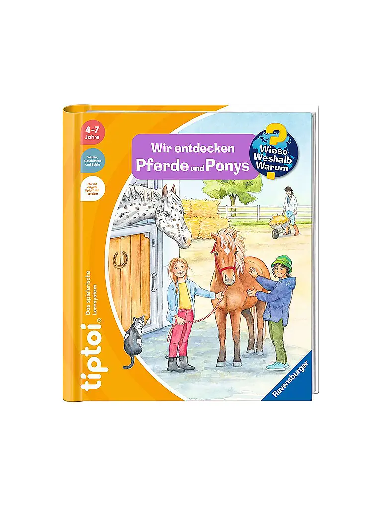RAVENSBURGER | TIPTOI  Wieso Weshalb Warum -  Descubrimos caballos y ponis | Multicolor