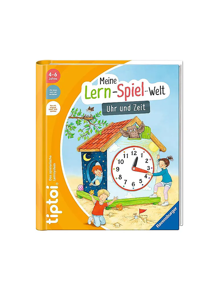RAVENSBURGER | TIPTOI Mi Mundo de Juegos de Aprendizaje - El reloj y la hora | Multicolor