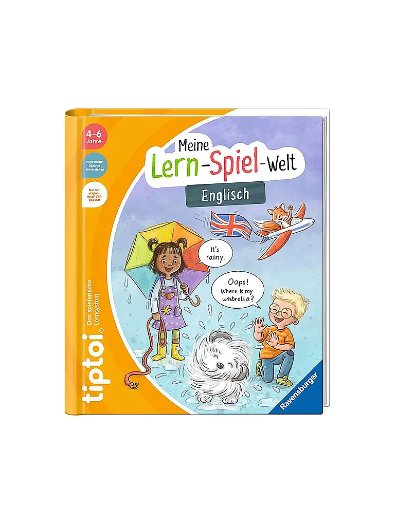 RAVENSBURGER | TIPTOI Mi Mundo de Juegos de Aprendizaje - Inglés | Multicolor