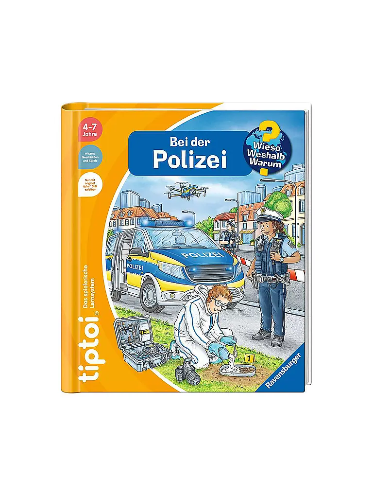 RAVENSBURGER | TIPTOI Wieso Weshalb Warum - En la policía | Multicolor