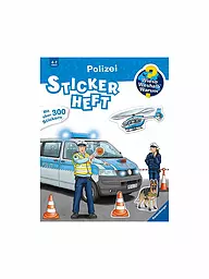 RAVENSBURGER | Wieso Weshalb Warum - Cuaderno de pegatinas Policía | Sin color