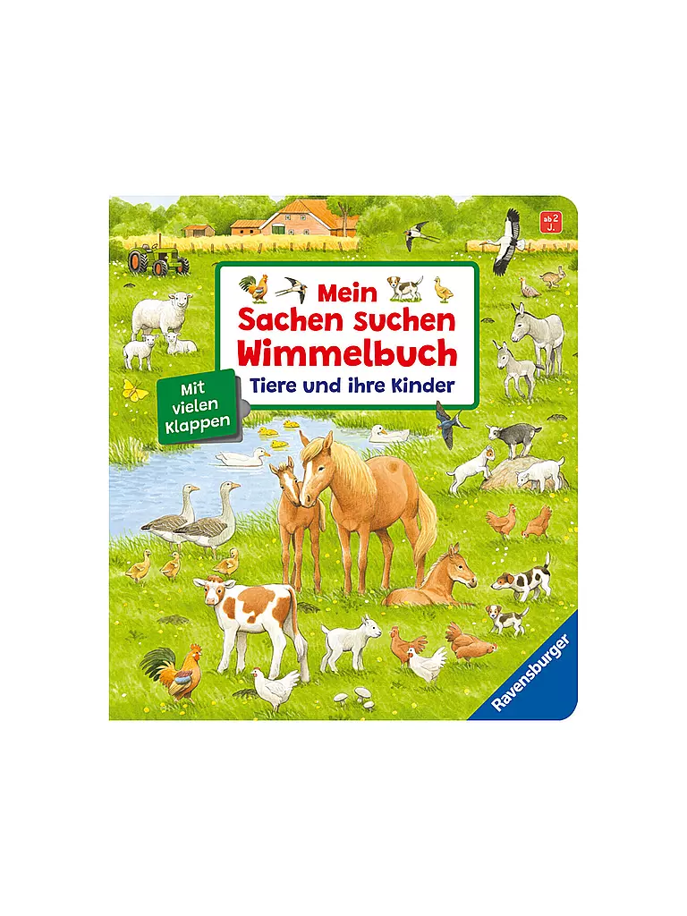 RAVENSBURGER | Wimmelbuch - Tiere und ihre Kinder  | Sin color