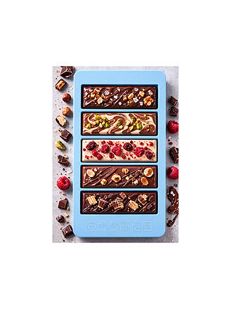 RBV BIRKMANN | Molde para tabletas de chocolate 5 uds. Silicona/Azul