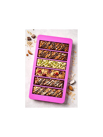 RBV BIRKMANN | Molde para barritas de cereales 5 uds. Silicona/Rosa