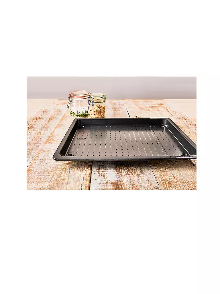 RBV BIRKMANN | Bandeja de horno extensible antiadherente negra | Negro